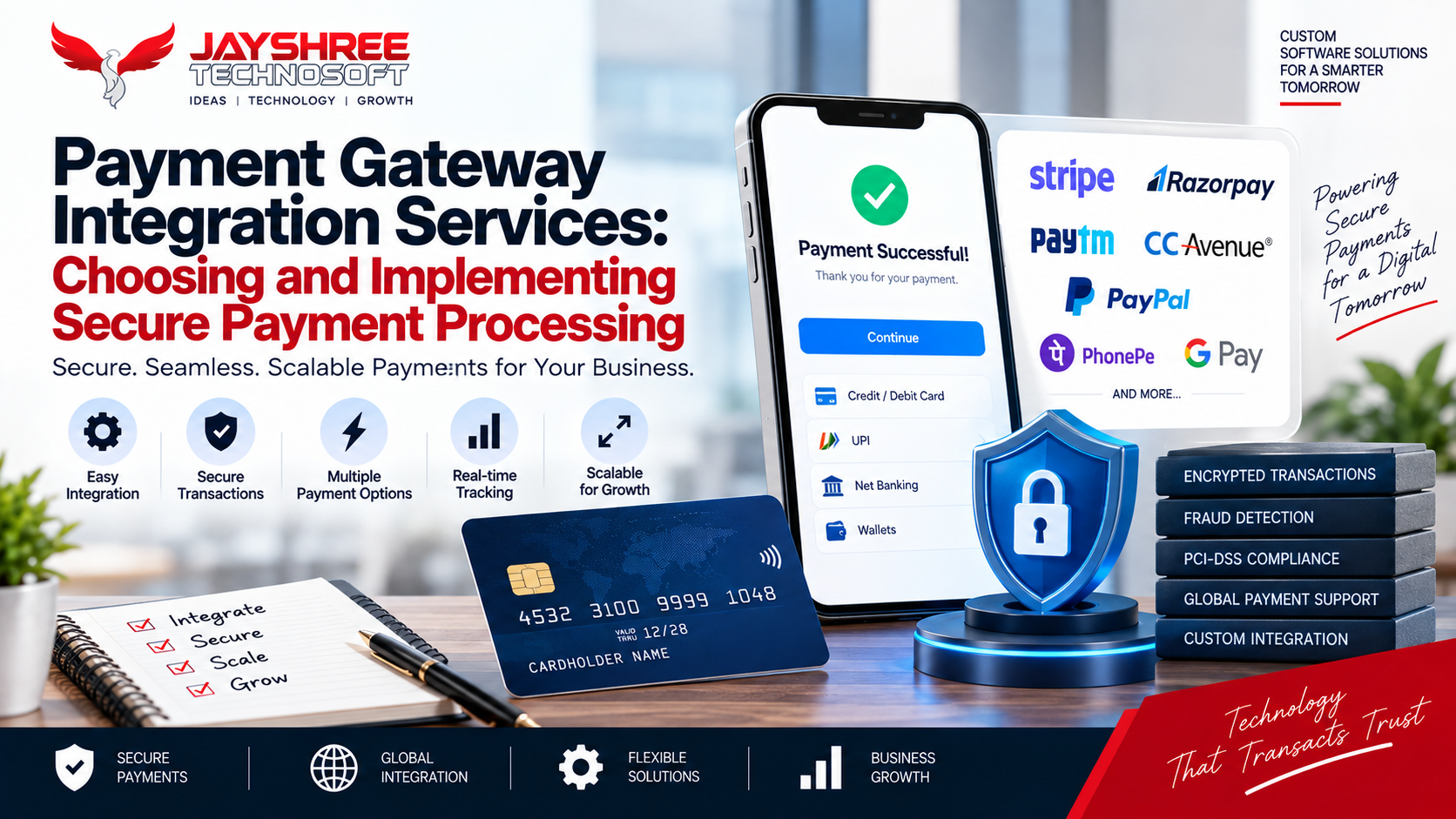 Payment Gateway Integration Services: Choosing and Implementing Secure Payment Processing