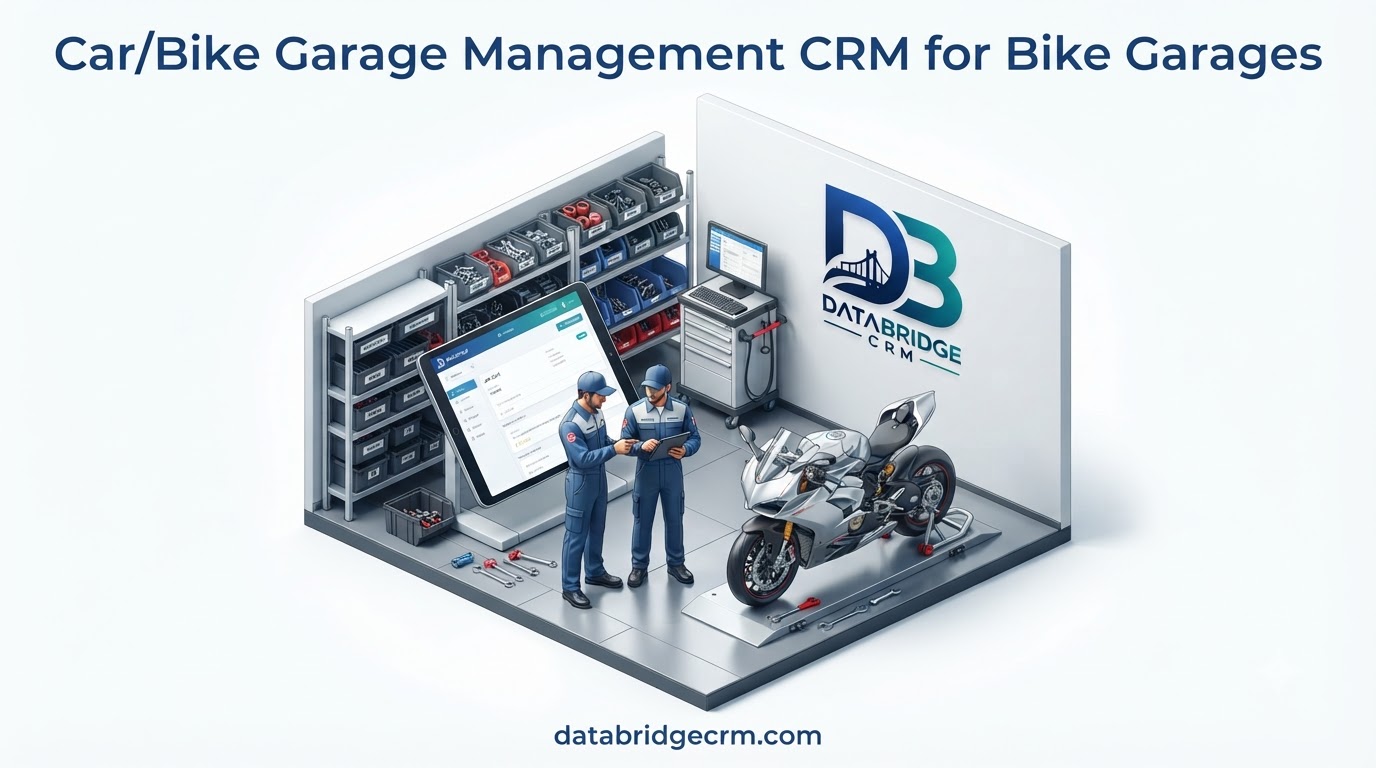 Car/Bike Garage Management CRM for Bike Garages: Built for Faster, High-Volume Two-Wheeler Service