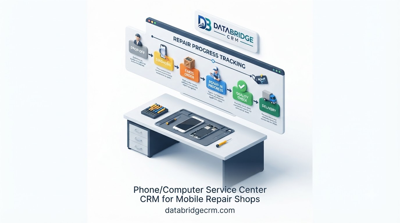Phone/Computer Service Center CRM for Mobile Repair Shops: Tracking Every Device, Every Time