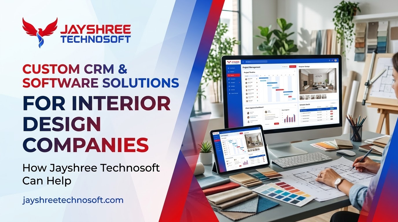 Custom CRM & Software Solutions for Interior Design Companies: How Jayshree Technosoft Can Help