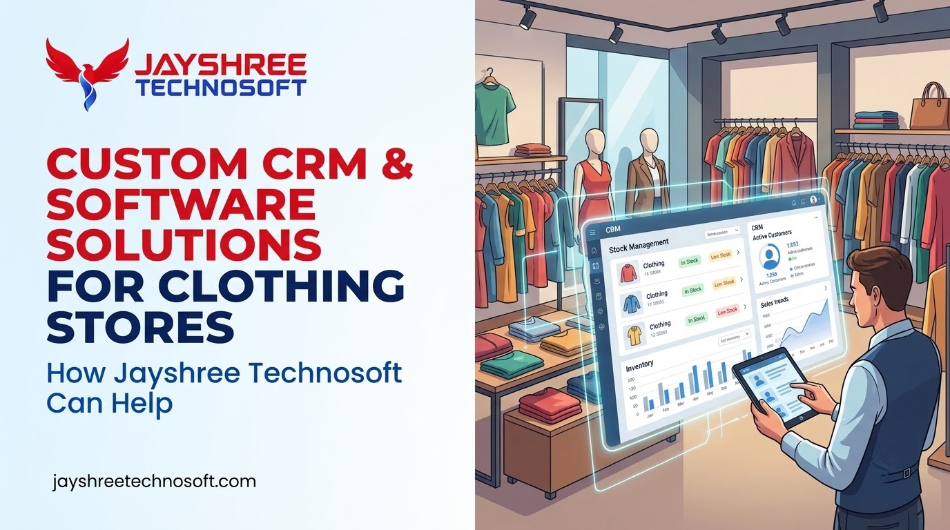 Custom CRM & Software Solutions for Clothing Stores: How Jayshree Technosoft Can Help