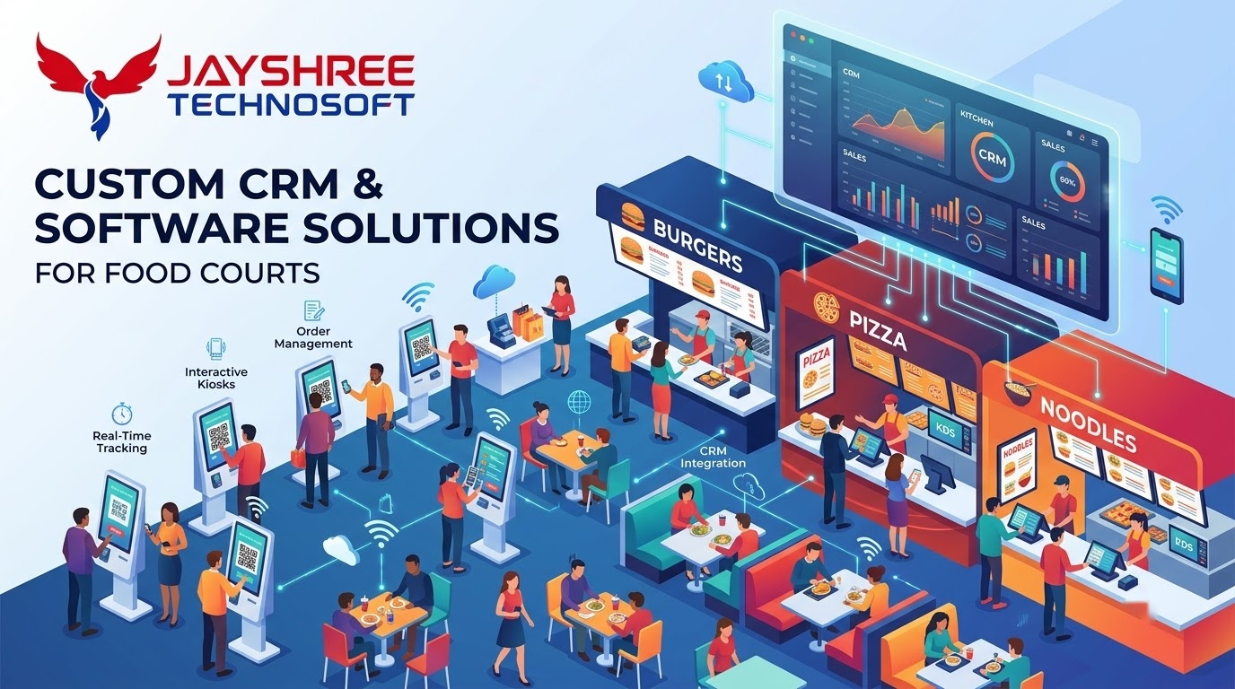 Custom CRM & Software Solutions for Food Courts: How Jayshree Technosoft Can Help