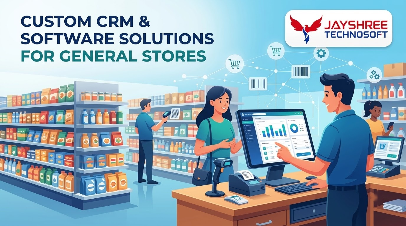 Custom CRM & Software Solutions for General Stores: How Jayshree Technosoft Can Help