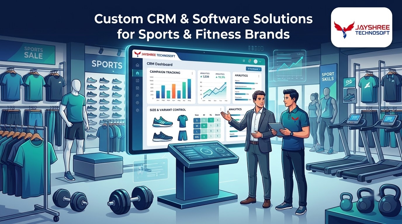 Custom CRM & Software Solutions for Sports & Fitness Brands: How Jayshree Technosoft Can Help