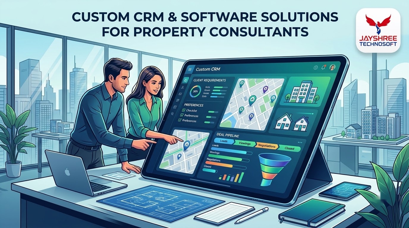 Custom CRM & Software Solutions for Property Consultants: How Jayshree Technosoft Can Help