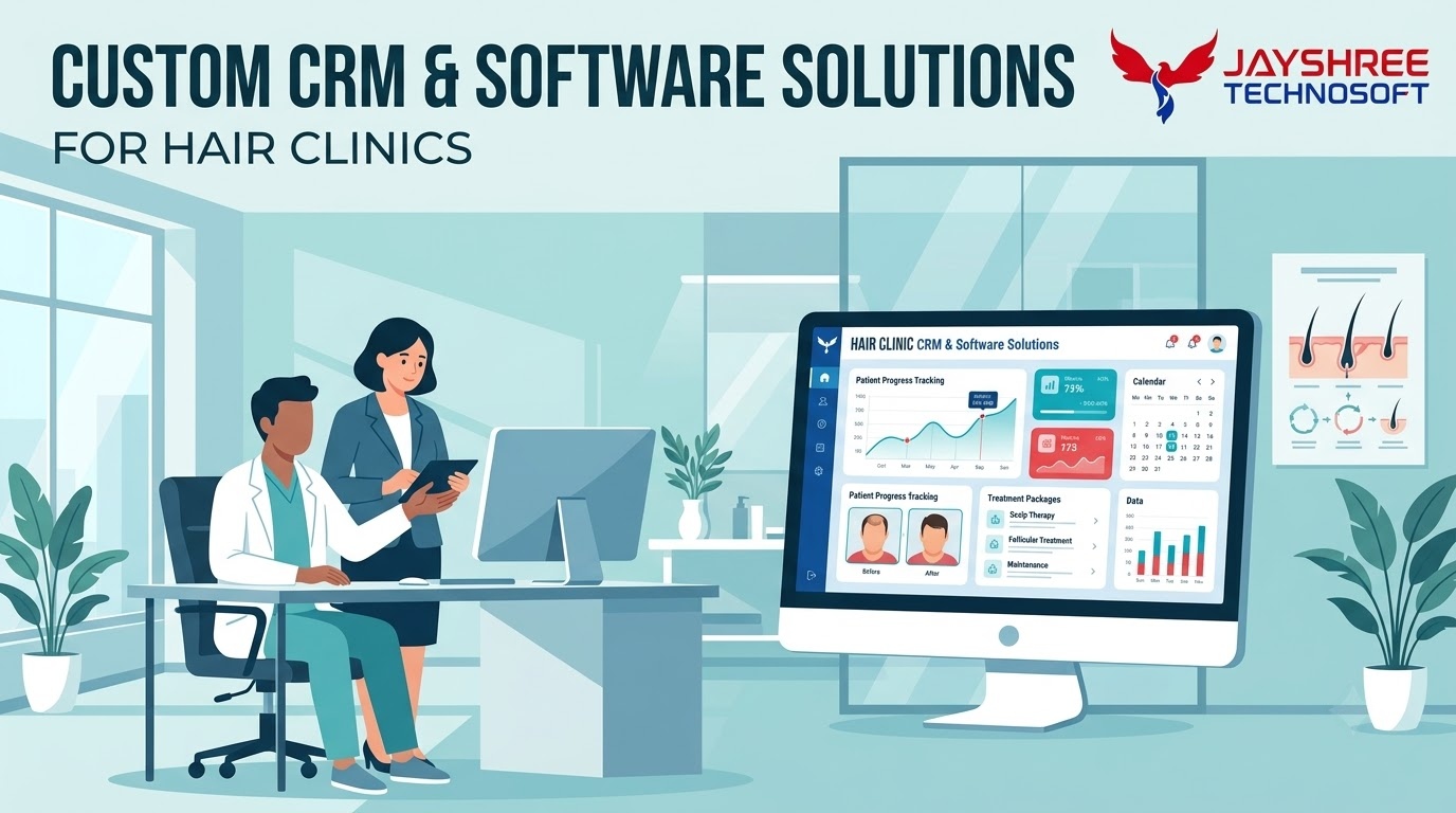 Custom CRM & Software Solutions for Hair Clinics: How Jayshree Technosoft Can Help