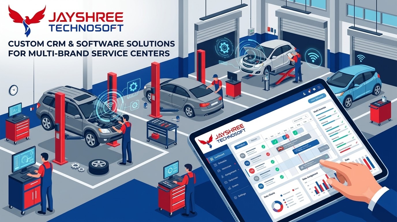 Custom CRM & Software Solutions for Multi-Brand Service Centers: How Jayshree Technosoft Can Help