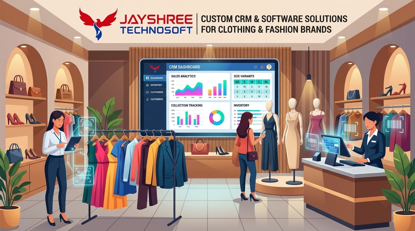 Custom CRM & Software Solutions for Clothing & Fashion Brands: How Jayshree Technosoft Can Help