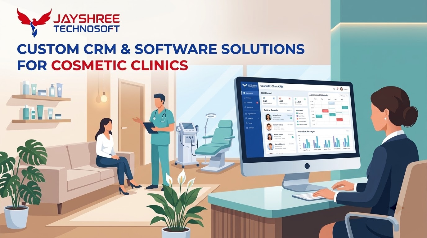 Custom CRM & Software Solutions for Cosmetic Clinics: How Jayshree Technosoft Can Help